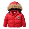 Teenage Boys Winter Coat Kids Jacket Fur Hooded Cotton Coats Children Parkas Outfits for 4 5 6 7 8 9 10 11 12 Years 211203