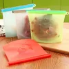 Sacs de rangement de sacs de congélateur gratuits réutilisables BPA pour sandwich Snack Gallon Fuak Silicone Food Bages 500ml 1000ml 1500ml HH7-157