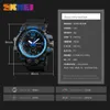 Skmei Fashion Casual Sport Watch Hombres Digital Chrono 5bar Relojes impermeables Relojes de pulsera de doble pantalla Relogio Masculino 1327 Q0524