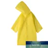 Garçon Fille Enfants Imperméable EVA Transparent Imperméable Enfants Chapeau Clair Manteau De Pluie Vêtements De Pluie En Plein Air 4 Couleurs Prix Usine Conception Experte Qualité Dernier Style Original