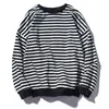 FGKKS Trend Brand Men Stripe Sweatshirt Topps Herrmode vilda bekväma hoodies o-hals casual tröjor 20113030