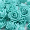 500 koppen 3,5 cm schuim Rose kunstbloemen DIY krans Garland nep rozen bloem voor bruiloft decoratie Valentijnsdag benodigdheden 210624