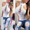 Женская футболка Ladies Sexy Halter Tops без рукавов с крышкой на плеча