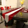 Luxury Table Runner with Tassels for Dining Table Wedding Party Christmas Cake Floral Soft Tablecloth Decoration Kitchen Runner 211117