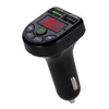 BTE5 Car MP3 Player Bluetooth FM Transmitter Car FM Modulator Dual USB Charging-Port for 12-24V General Vehicle Car Charger with Retail box