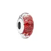 Perline in argento 925 da donna Brillanti ciondoli in vetro di Murano Misura bracciali Pandora Fai da te per gioielli firmati da donna Regalo con scatola originale