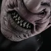 Neue coole Goblins-Maske mit Ohrringen am Ohr Halloween-Horror-Maske Gruselige Kostümparty Cosplay-Requisiten Männer Latex-Gruselmaske T200703