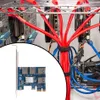 PCI-E To PCI E محول 1 بدوره 4 PCI-Express فتحة بطاقات واجهة 16X USB 3.0 التعدين الخاصة بطاقة الناهض PCIE محول ل BTC Miner