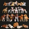 Simulation Hund Figur Französisch Boxer Bulldogge Golden Retriever Haustier Modell Action-figuren PVC Hause Dekoration Pädagogische Kinder Spielzeug C0220