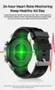 Smart Watch band Health Monitoring IP68 Waterproof 1.3Inch Zinc Alloy Bluetooth 5.0 Full Touch Screen Sport Bracelet for Fitness