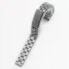 Bracelets de montres Bracelet de montre de haute qualité Bracelet en acier inoxydable 10 12 14 16 18mm Bande Noir Rose Or Argent Ceinture en métal Montres Bracelet Deli