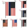 30 * 45 cm Bandiera americana Striscia rossa Bandiere da giardino Stampa digitale Decorazione esterna Flag6 Stile T500876