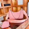 Luxurys Designers Femmes Sac en nylon 2021 SS All Match Classic Loes Sacs Sacs Tow in One Lady Fashion Handbags Cross Body Handsbag