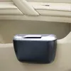 Organisateur de voiture Mini crochet automatique poubelle en plastique poubelle poubelle poubelle boîte à poussière boîte de rangement accessoires