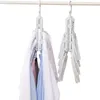 Hangers & Racks Multi-function Magic Children's Clothes Adult Folding Plastic Wardrobe Storage
