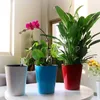 PP Self Watering Planters Flower Pots Indoor with Water Level Indicators Drop 210712