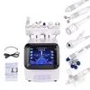 Многофункциональный новый фасальный Hydra Oxygen Diamond DermaBrasion Machine Hot Air Пузырьки для очистки водорода