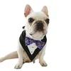 Dog Collars & Leashes Necktie Pet Wedding Costume Bow Tie Collar Adjustable Male Accessories Drop Products