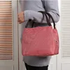 Streifen Mittagessen Isolierung Tasche Oxford Tuch Mehrfarbige Thermische Kühltaschen Frauen Wasserdichte Handtasche Frühstück Box Tragbare Picknick Reise Lebensmittel Lagerung tote JY0673