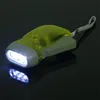 LED Gadget 3 Leds Hand Pressing Dynamo Crank Power Hand Press Flashlight Wind Up Torch Lamp For Outdoor Home9581251