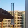Hurtowy szklany dyfuzor dolny z 6 nacięciami fajka szisza Flush Top 14 18 mm żeński adapter redukcyjny Lo Pro rozproszony trzpień do szklanej zlewki Bong