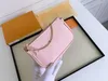 أحدث حقيبة بسلسلة متشابكة متدرجة أكسسوارات صغيرة Pochette محفظة عملات معدنية جديدة للنساء محفظة مصورة Empreinte حقيبة يد جلدية ناعمة الحبوب من The Pool