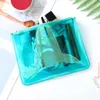 New Trousse De Maquillage PVC Laser Transparent Waterproof Bag Large Capacity Clutch Makeup Wash Gargle Storage Bag Clear Bags