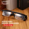 Sunglasses Eyeezi Double Vision Adjustable Degree Reading Glasses Universal Focal Length Correction Myopia Presbyopia Eyeglasses -6d To +3D