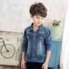 DIMUSI boys Spring Denim jacket girls Autumn solid denim Coat cotton windbreak outwear children kid Clothes BC202 211204