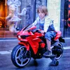 Motocicletas elétricas infantis, carros leves legais, brinquedos autônomos, brinquedos ao ar livre, jogo de passeio em motocicleta para crianças de 1 a 8 anos