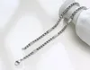 NC-839 5mm 24 Inch Stainless Steel Square Rolo Link Chain Thick Necklace Silver Color Sweater Jewelry Hip-hop for Men Women