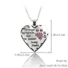 Pendant Necklaces Dog Paws No Longer By My Side But Forever In Heart Crystal Necklace