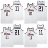 2021 New Illinois Fighting Illini College 11 Ayo Dosunmu 21 Kofi Cockburn Basketball Jersey Men's Stitched White Top Quality