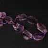 9-10PCS/strand Raw Slabs Natural Dark Amethysts Rough Quartz Slice Loose Beads,Purple Crystal Nugget Pendants Jewelry Supplies