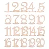 Party Decoration 10Pcs/Set Wooden Wedding/Festival Supplies 1-10 Or 11-20 Place Holder Table Number Figure Card Digital Seat