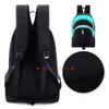 Alunos Luminous Canvas Mochila Sacos da Escola USB Carregamento Laptop Ombro Daypack Rucksack Knapsack Homens Tubarão Desenhos Animados Bookbag Satchel Bolsa