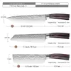 Xituo högkvalitativa kök knivar set cleaver kock vegetabilisk nakiri kniv kiritsuke rostfritt stål matlagning 3 st set rakkniv skarp