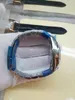 Montre pour hommes 2813 mouvement mécanique automatique bracelet en acier inoxydable bouton pliant verre saphir 40mm simple élégant299p