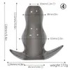 Butt Plug Anal Dilator Soft Speculum Enema Hollow Anal Plug Masturbation Prostata Massager Sex Toys For Woman Men 5 Sizes4263612