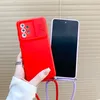 Slide Kamera Objektiv Schutz Hüllen für Xiaomi Redmi Note 10 9S 9 8 Pro K40 Mi 11 Lite 10T POCO M3 X3 NFC Lanyard Strap Hang Cover