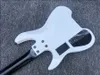 Berg White Headless E-Gitarre China EMG Pickups, Tremolo Bridge Whammy Bar, schwarze Hardware