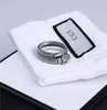 2021 Schmuck Männer / Frauen Mode Luxus Ring Gold Paar S925 Hohe polierte Geschenkbox G116688