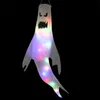 10st LED Light Ghost Windsock Halloween Dekoration Trädgårdsinredning Scene Layout Props Heminredning Utomhus Festival Party Supplies D1.5