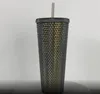 2021 курортный сезон радужная холодная чашка Bling Platinum, 24-футовые чашки воды, летняя кофе чашка кофе для взрослых, пластик