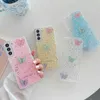 Butterfly Bling Glitter Phone Cases voor Samsung A32 A52 A72 A51 A71 S21 Plus S20 FE OPMERKING 20 10 Zachte Bumper Achterkant