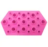 Kitchen Tools Silicone 3D Diamonds Ice Cube Mold Gem Cool Ices Chocolate Soap Tray Mould Fodant Moulds Diamond Molds SN3233