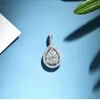 Waterdruppel diamant ketting kubieke zirkonia kettingen bruiloft kettingen vrouwen mode sieraden wil en zandcadeau