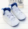 Zapatos para bebés primeros caminatas recién nacidos diseñadores niños niñas niños niños pequeños cordones encaje zapatillas de deporte de PU 0-18 meses