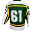 Nikivip Custom Retro Team Australia Hockey Jersey zszyta zielony rozmiar S-4xl Dowolne nazwisko i numer najwyższej jakości koszulki