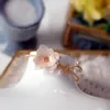Sinzry Hot Handmade Frühling Schmuck Natürliche Perle Konservierte Blume Elegante Charme Manschette Armreifen Einzigartige Beliebte Perle Schmuck Q0720